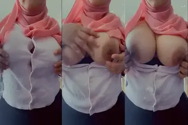 Jilbab Pink Jumbo Lustyberryy Bugil Show Viral Hot